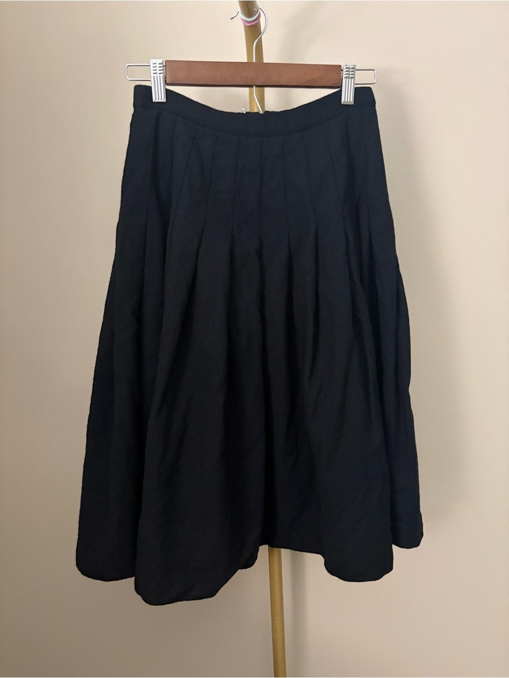 Vintage Pendleton Pleated Drop Waist Women's Skirt